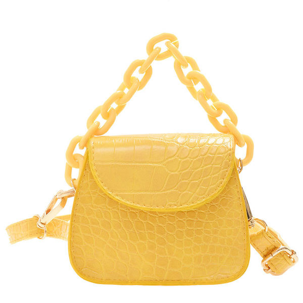 Κομψή παιδική μίνι τσάντα με κοντή και μακριά λαβή για κορίτσια