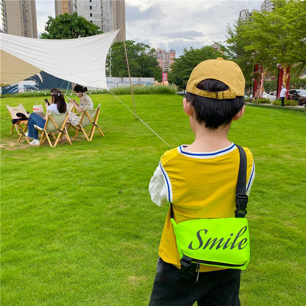 Καθημερινή παιδική τσάντα με επιγραφή για αγόρια