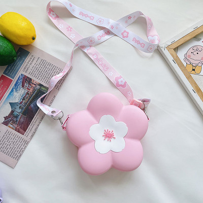 Stiilne lillekujuline laste õlakott