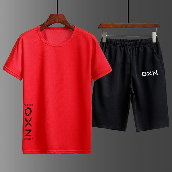 Ανδρικό σετ σορτς και μπλουζάκι