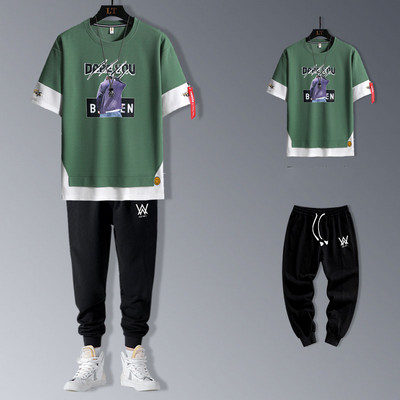 Meeste igapäevane komplekt trükiga