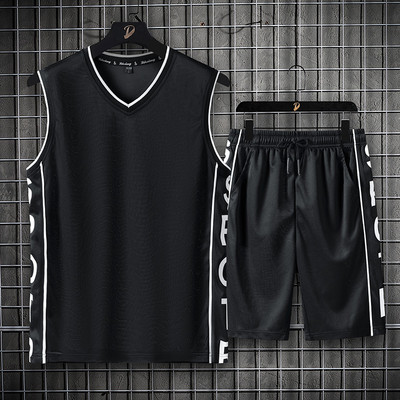 Meeste igapäevane komplekt kahest osast - topp ja lühikesed püksid