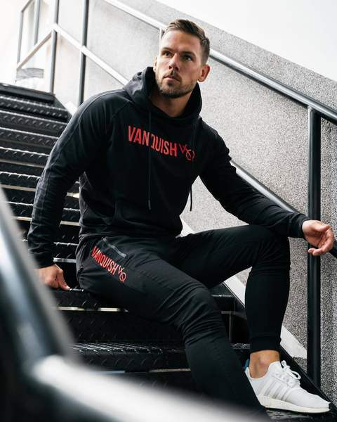 Ανδρικό αθλητικό καθημερινό σετ σε διάφορα χρώματα με επιγραφή