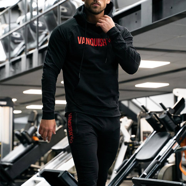 Ανδρικό αθλητικό καθημερινό σετ σε διάφορα χρώματα με επιγραφή