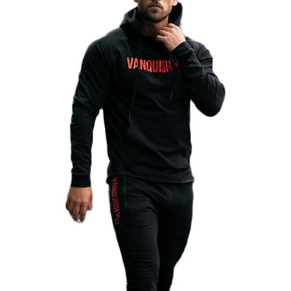 Ανδρικό αθλητικό καθημερινό σετ σε διάφορα χρώματα με επιγραφή