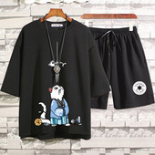 Lühikeste varrukatega igapäevane spordimeeskond meestele