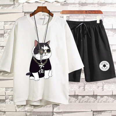 Lühikeste varrukatega igapäevane spordimeeskond meestele