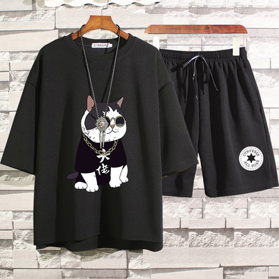 Lühikeste varrukatega igapäevane spordimeeskond meestele