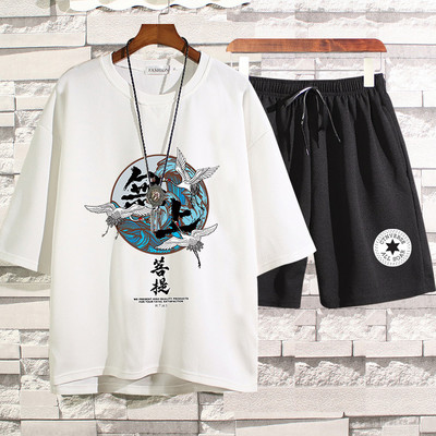 Lühikeste varrukatega igapäevane spordimeeskond meestele