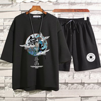 Lühikeste varrukatega igapäevane spordimeeskond meestele