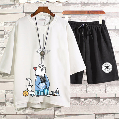 Lühikeste varrukatega igapäevane spordimeeskond meestele