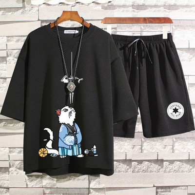 Lühikeste varrukatega igapäevane spordimeeskond meestele