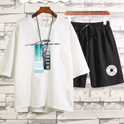 Lühikeste varrukatega igapäevane spordimeeskond meestele