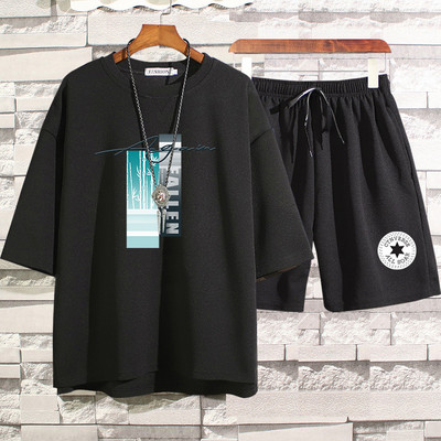 Lühikeste varrukatega igapäevane spordimeeskond meestele