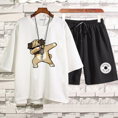 Lühikeste varrukatega igapäevane spordimeeskond meestele