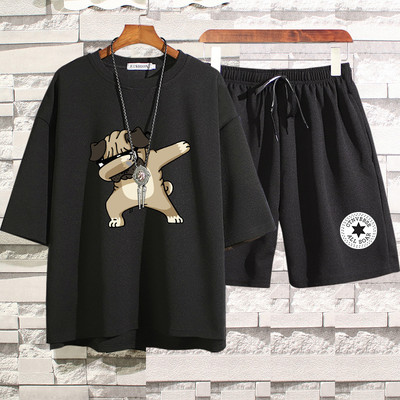 Lühikeste varrukatega igapäevane spordimeeskond meestele