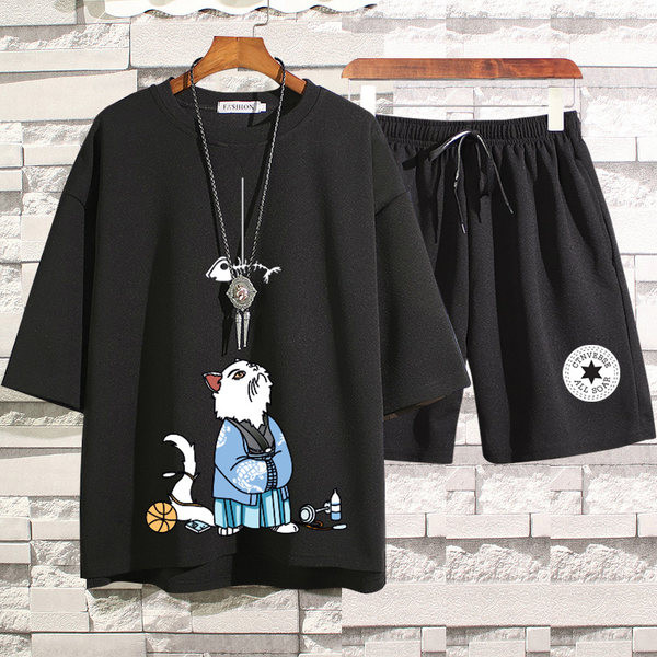 Lühikeste varrukatega igapäevane spordimeeskond meestele