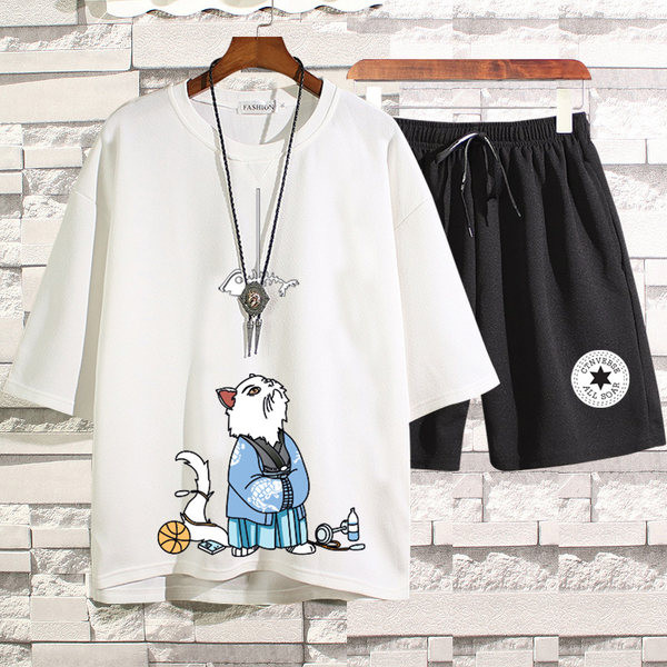 Lühikeste varrukatega igapäevane spordimeeskond meestele