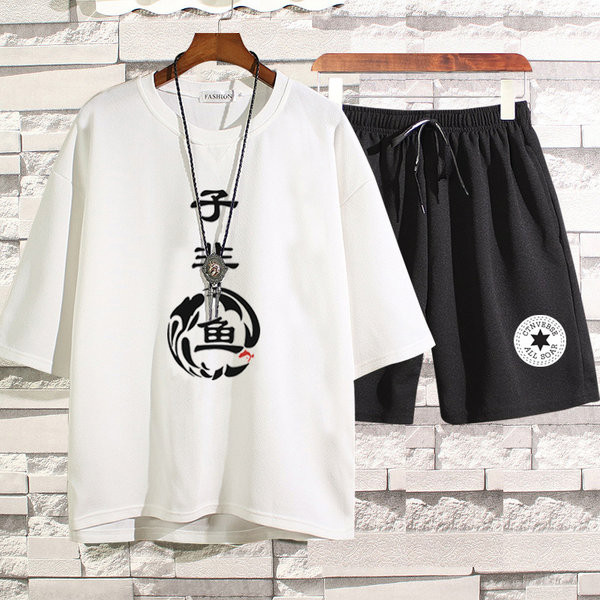 Lühikeste varrukatega igapäevane spordimeeskond meestele