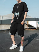 Mitmes värvitoonis kaheosaline meeste komplekt