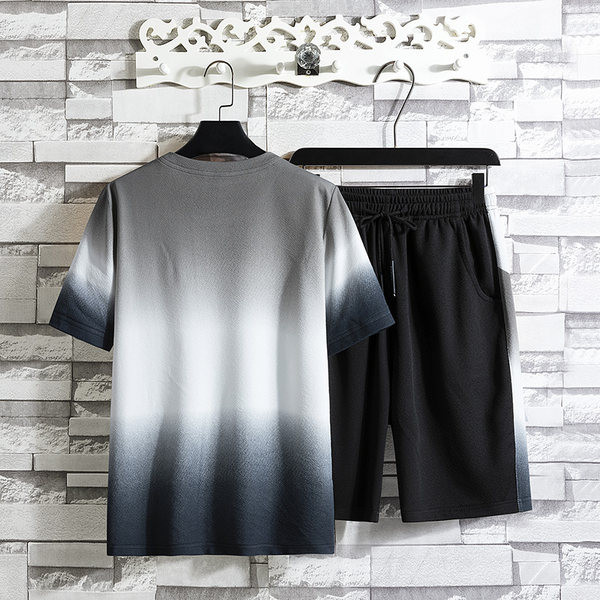 Καθημερινή αθλητική φόρμα με ροές χρωμάτων για άντρες