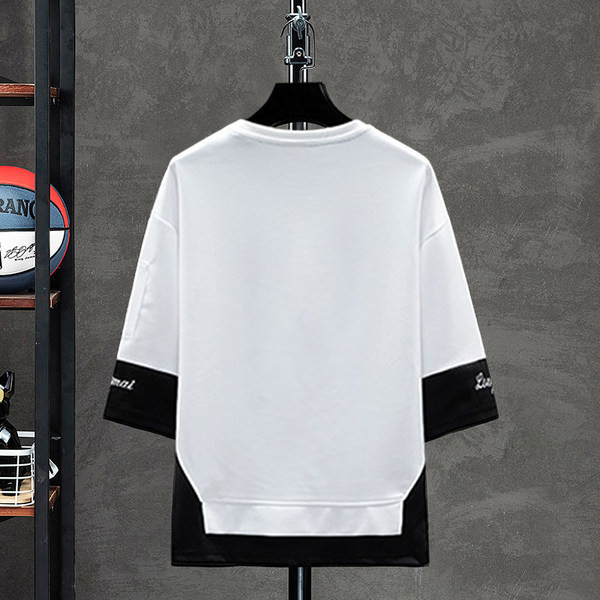 Ανδρική αθλητική φόρμα με 3/4 μανίκια και τσέπες