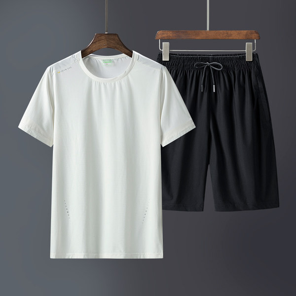 Vīriešu moderna komanda trīs krāsās ar elastīgu jostasvietu