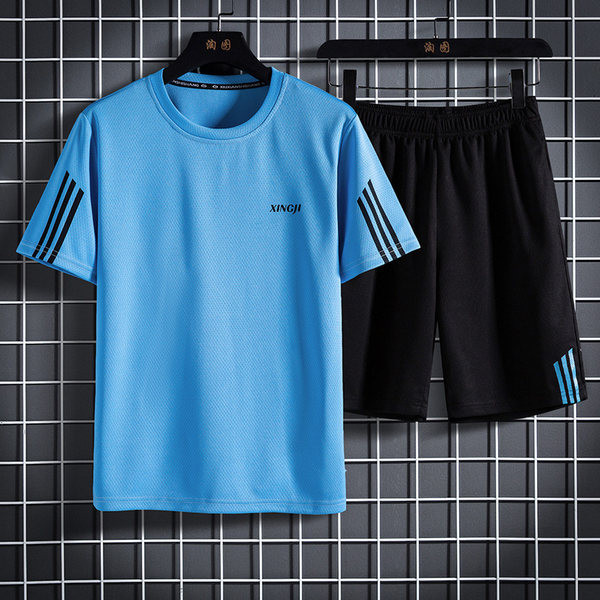 Kahest osast koosnev igapäevane meeste komplekt elastse vöökohaga