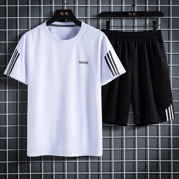 Kahest osast koosnev igapäevane meeste komplekt elastse vöökohaga