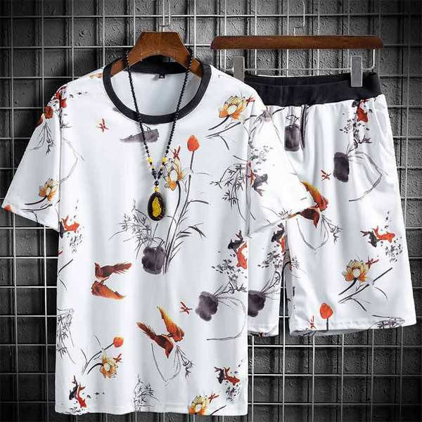 Vyrų sporto komanda su 3D aplikacija ir trumpomis rankovėmis