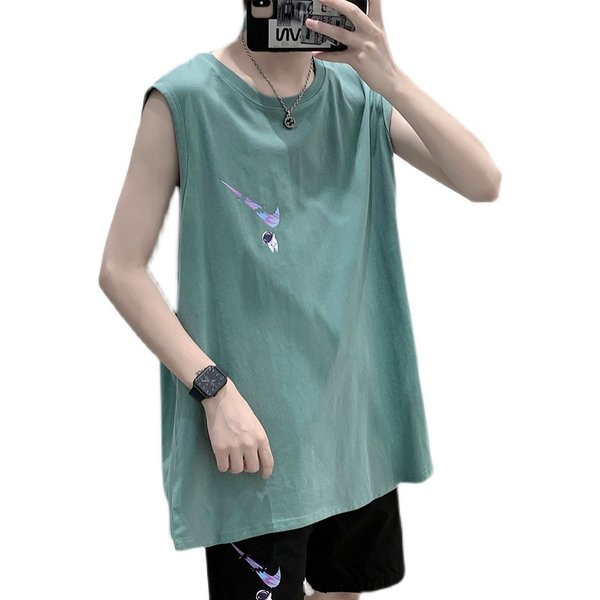 Vīriešu sporta ikdienas komplekts ar topu un šortiem