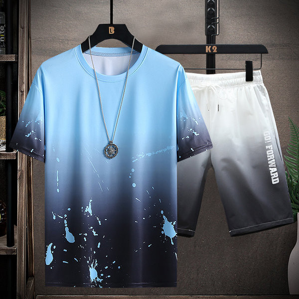 Novi model muškog casual kompleta majica i kratke hlače