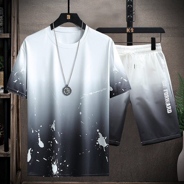 Novi model muškog casual kompleta majica i kratke hlače