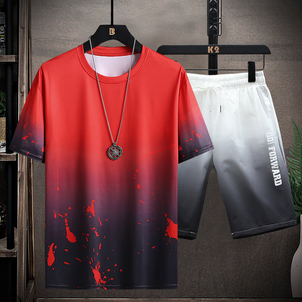 Novi model muškog casual kompleta majica i kratke hlače