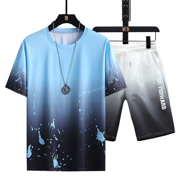 Novi model muškog casual kompleta majica i kratke hlače