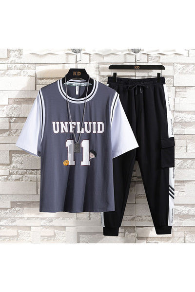 Igapäevane komplekt kirjadega - kahes osas