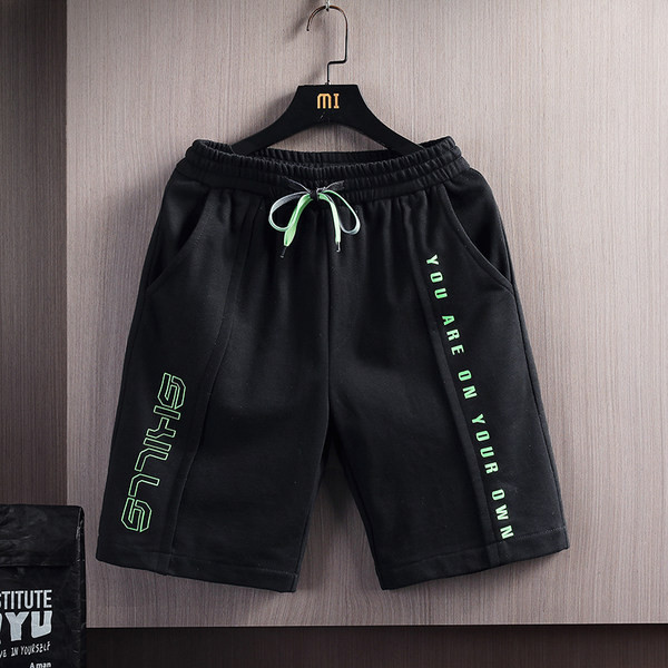 Ανδρικό αθλητικό παντελόνι με ελαστική μέση και κορδόνια