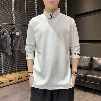 Мъжки спортен екип с дълъг ръкав надпис и джобове