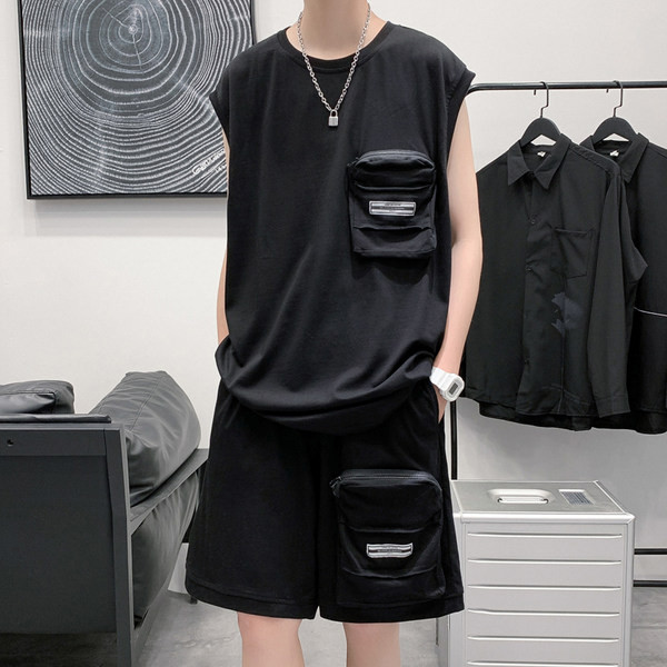 Suvine päevakomplekt ja taskuga lühikesed püksid