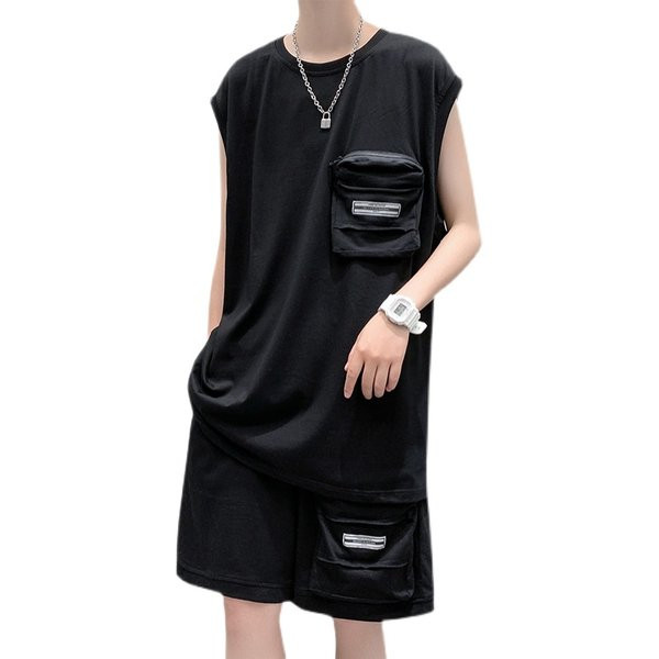 Suvine päevakomplekt ja taskuga lühikesed püksid