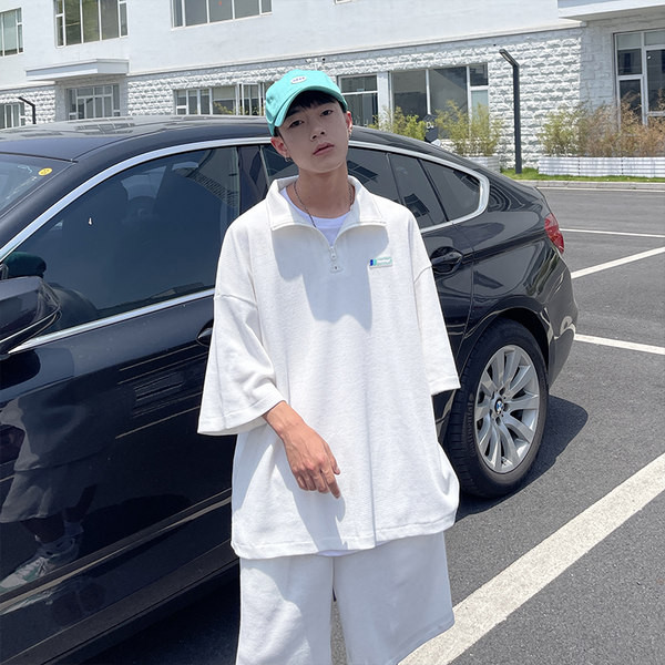 Широк ежедневен сет - блуза с 3/4 ръкав и шорти