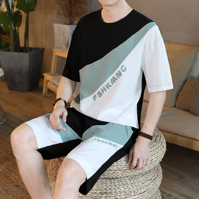 Meeste päevakomplekt kirjaga - kolmes värvitoonis