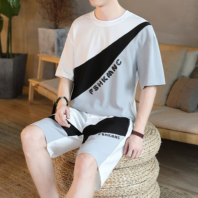 Meeste päevakomplekt kirjaga - kolmes värvitoonis