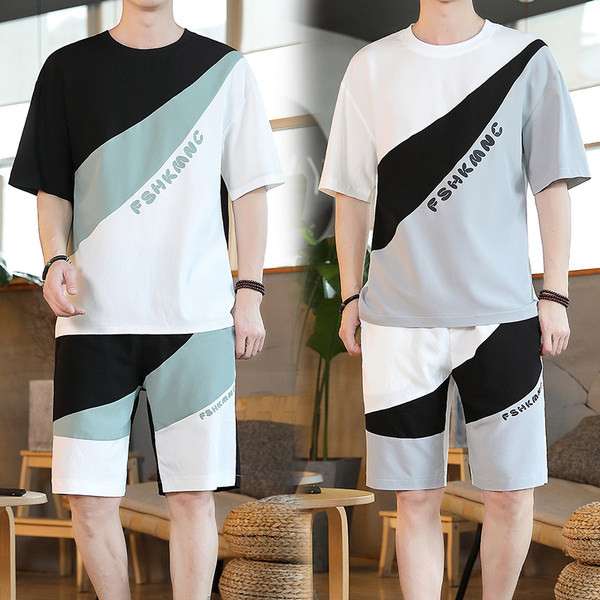 Meeste päevakomplekt kirjaga - kolmes värvitoonis