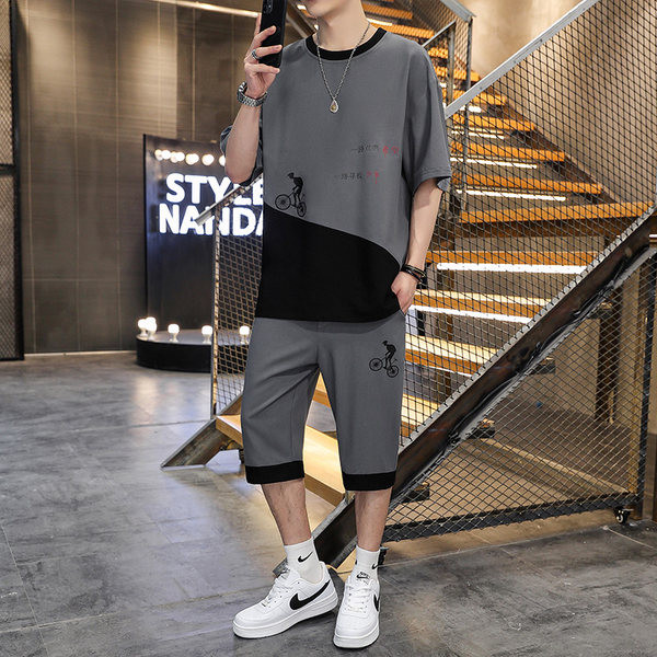 Ανδρικό αθλητικό καθημερινό σετννμε εφαρμογή - σε τρία χρώματα