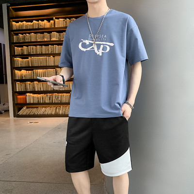 Lühikeste varrukatega kaheosaline meeste suvetiim