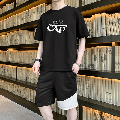 Lühikeste varrukatega kaheosaline meeste suvetiim