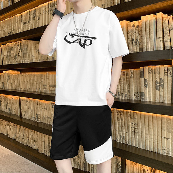 Lühikeste varrukatega kaheosaline meeste suvetiim