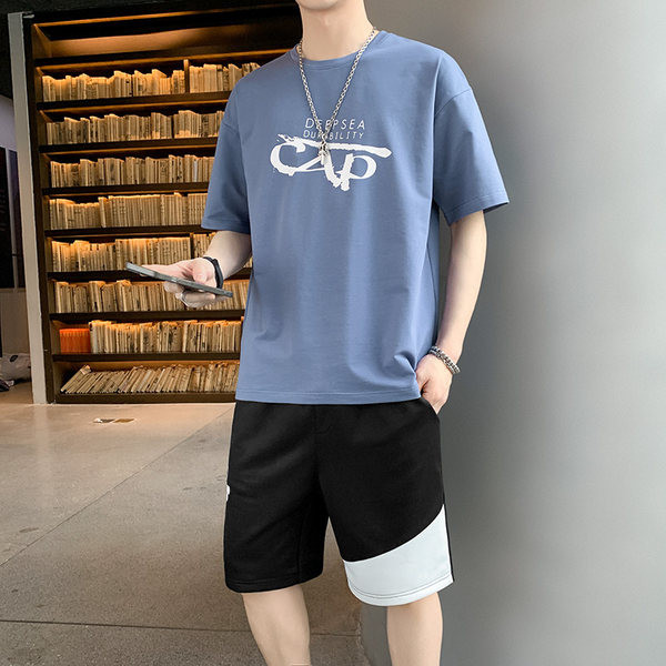 Lühikeste varrukatega kaheosaline meeste suvetiim