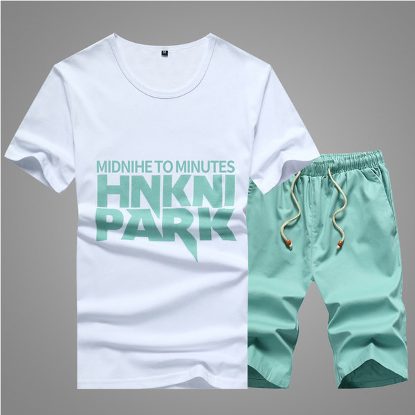 Ανδρική αθλητική φόρμα σε δύο μέρη με επιγραφή